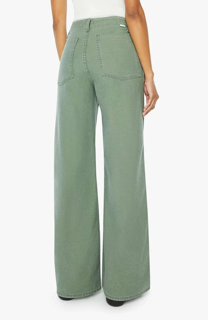 Mother the Major Sneak Roller High Rise Wide Leg Jeans MSRP $278