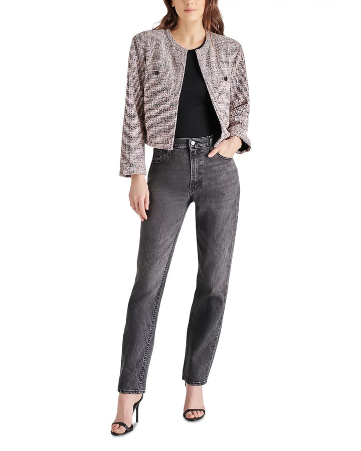 STEVE MADDEN Manon Tweed Jacket MSRP $89