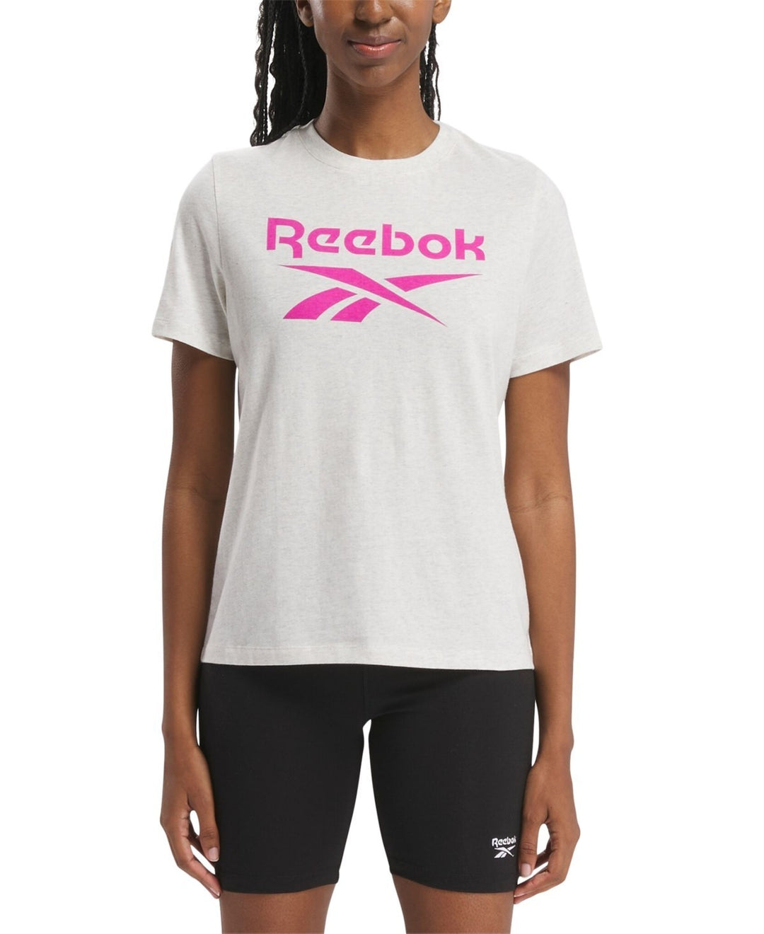 Reebok Women's Short Sleeve Logo Graphic T-Shirt MSRP $25