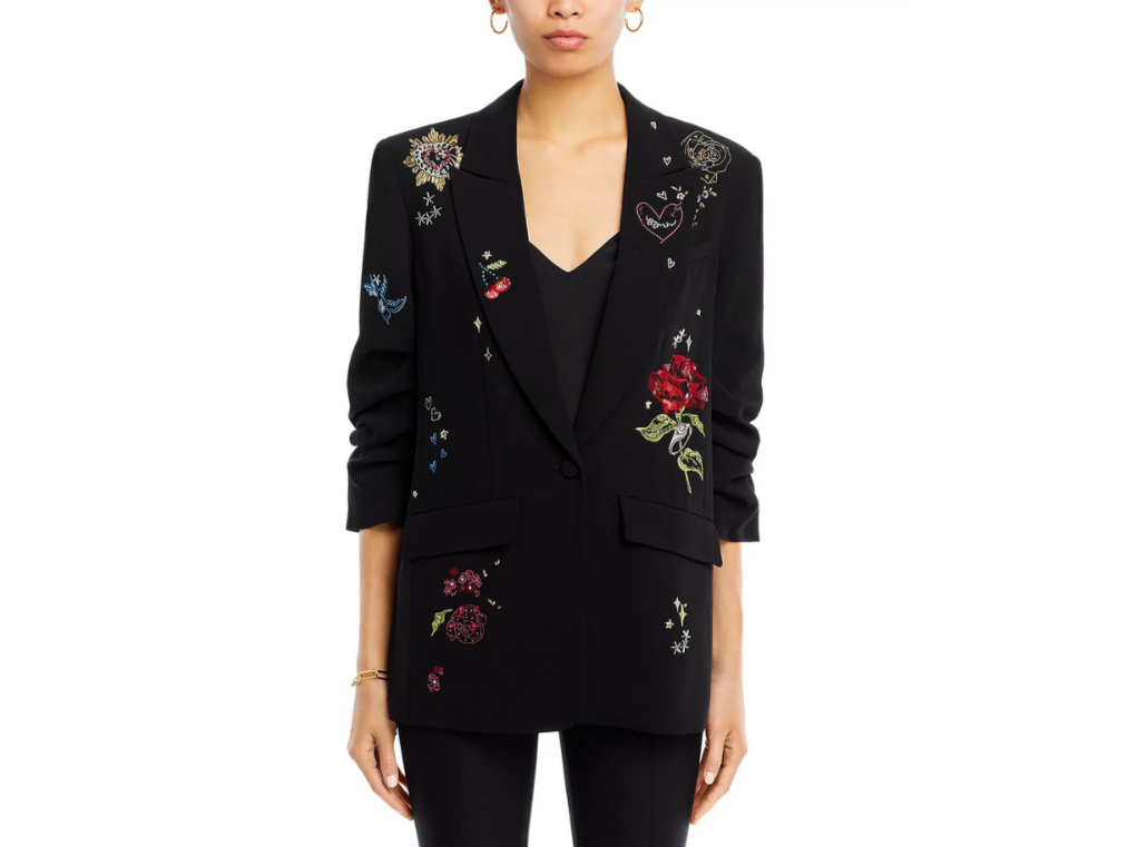 Cinq à Sept Daydream Doodles Embroidered Blazer MSRP $695