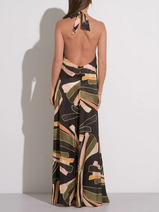 Elan Halter Maxi Dress MSRP $99