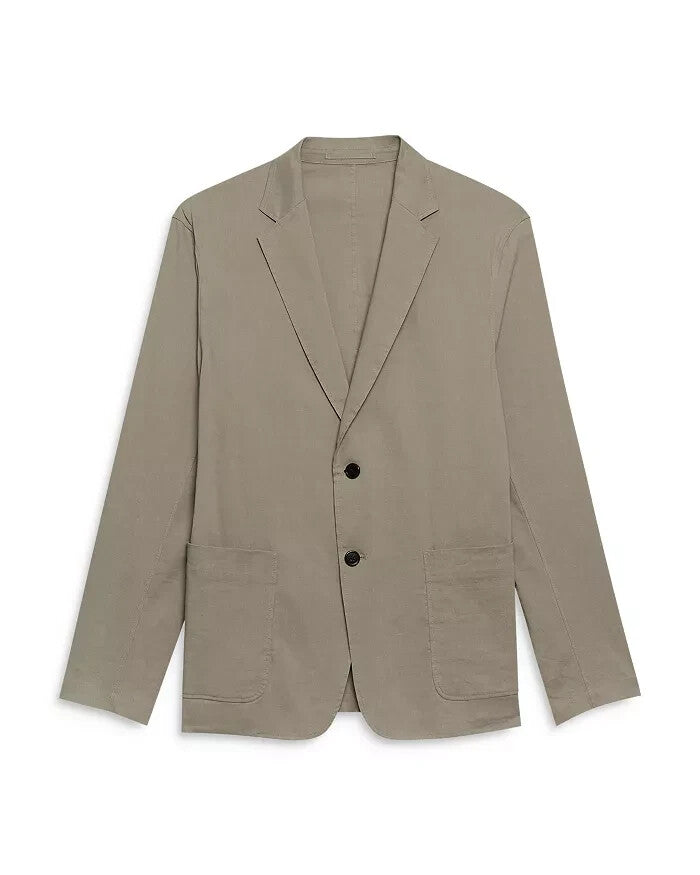 Theory Clinton Eco Crunch Stretch Linen Slim Fit Blazer MSRP $445