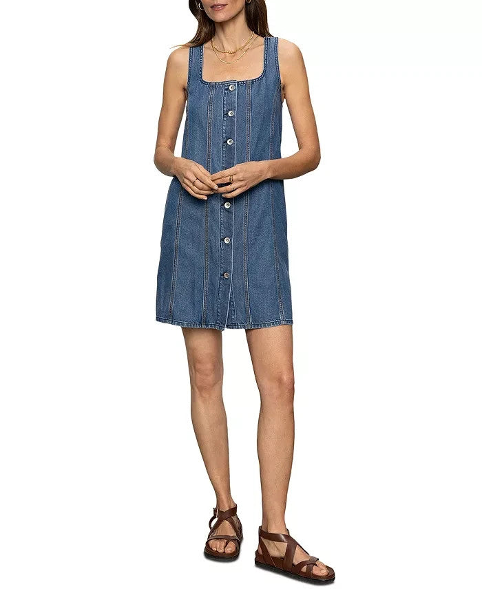 Sanctuary Blossom Denim Mini Dress MSRP $139