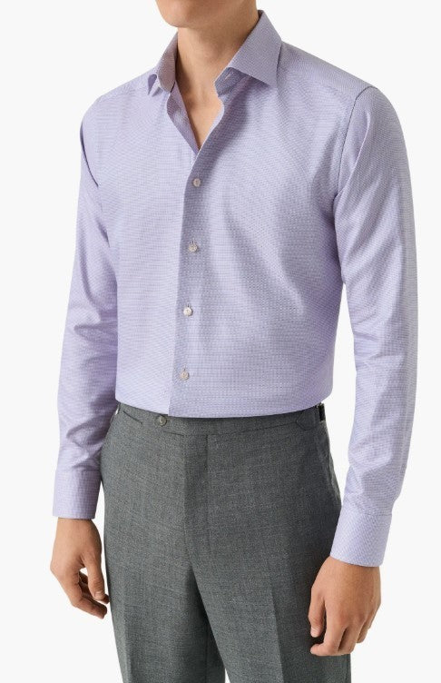 Eton Slim Fit Semi Solid Shirt MSRP $280