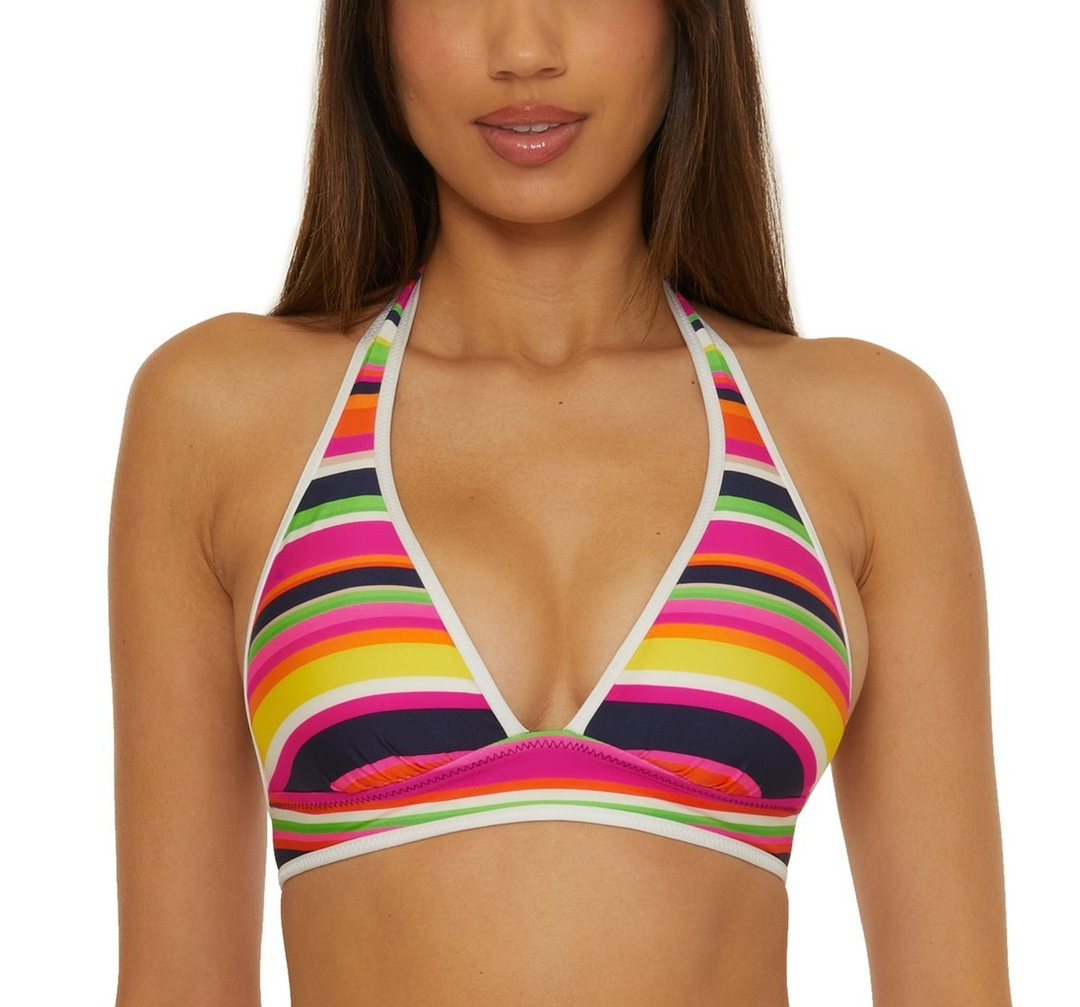Trina Turk Reversible Halter Bikini Top MSRP $98
