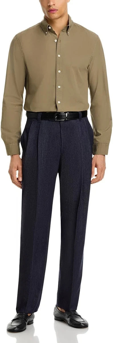 The Men's Store Standard Fit Cotton Sport Shirt MSRP $88