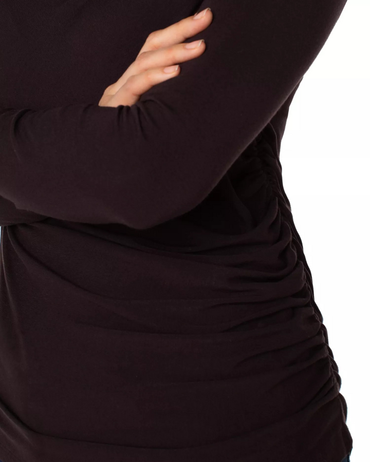 Liverpool Los Angeles Ruched Top MSRP $68