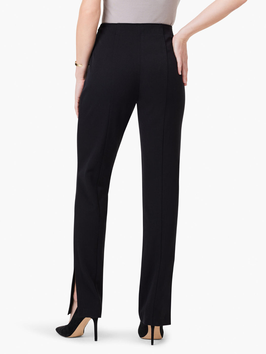 NIC+ZOE Avenue Side Slit Straight Pant MSRP $148
