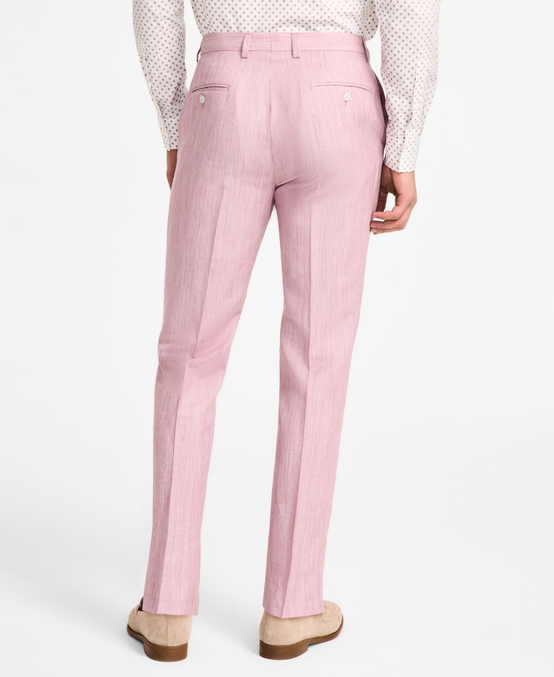 Michael Kors Men's Classic Fit Pink Suit Separates Pant MSRP $135
