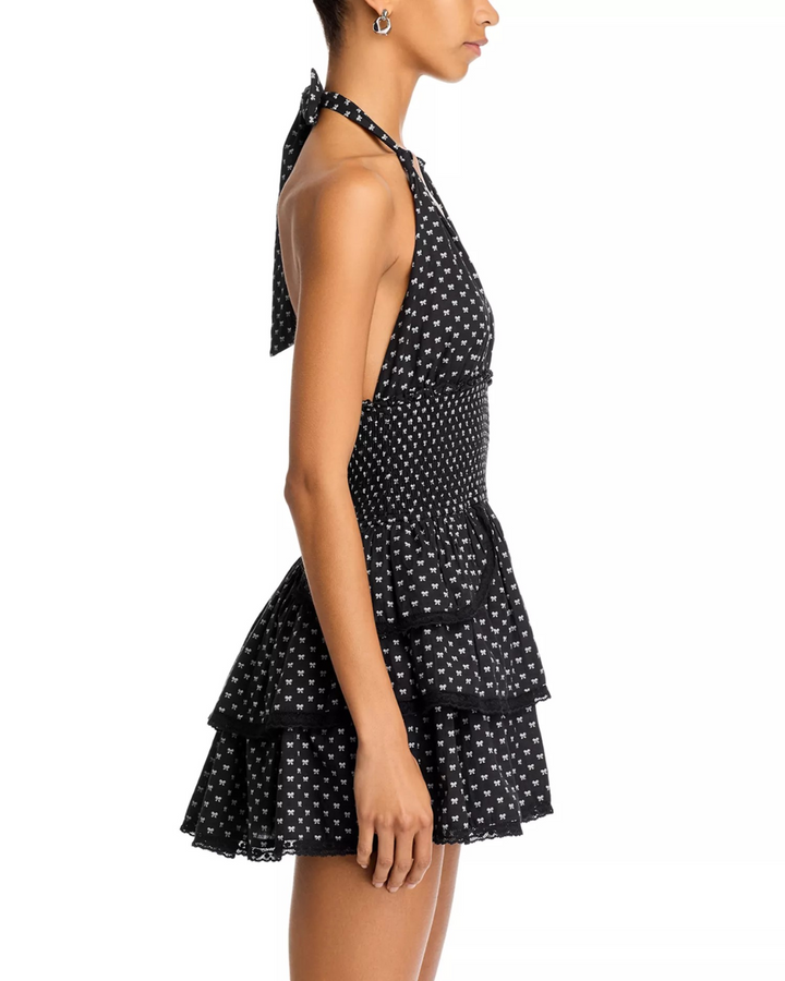LoveShackFancy Deanna Halter Dress MSRP $325