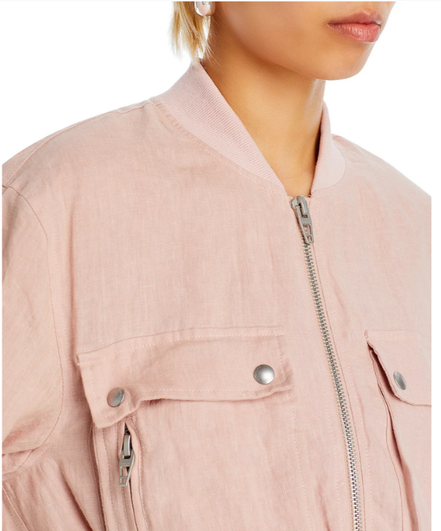 BLANKNYC Cropped Bomber Jacket MSRP $128