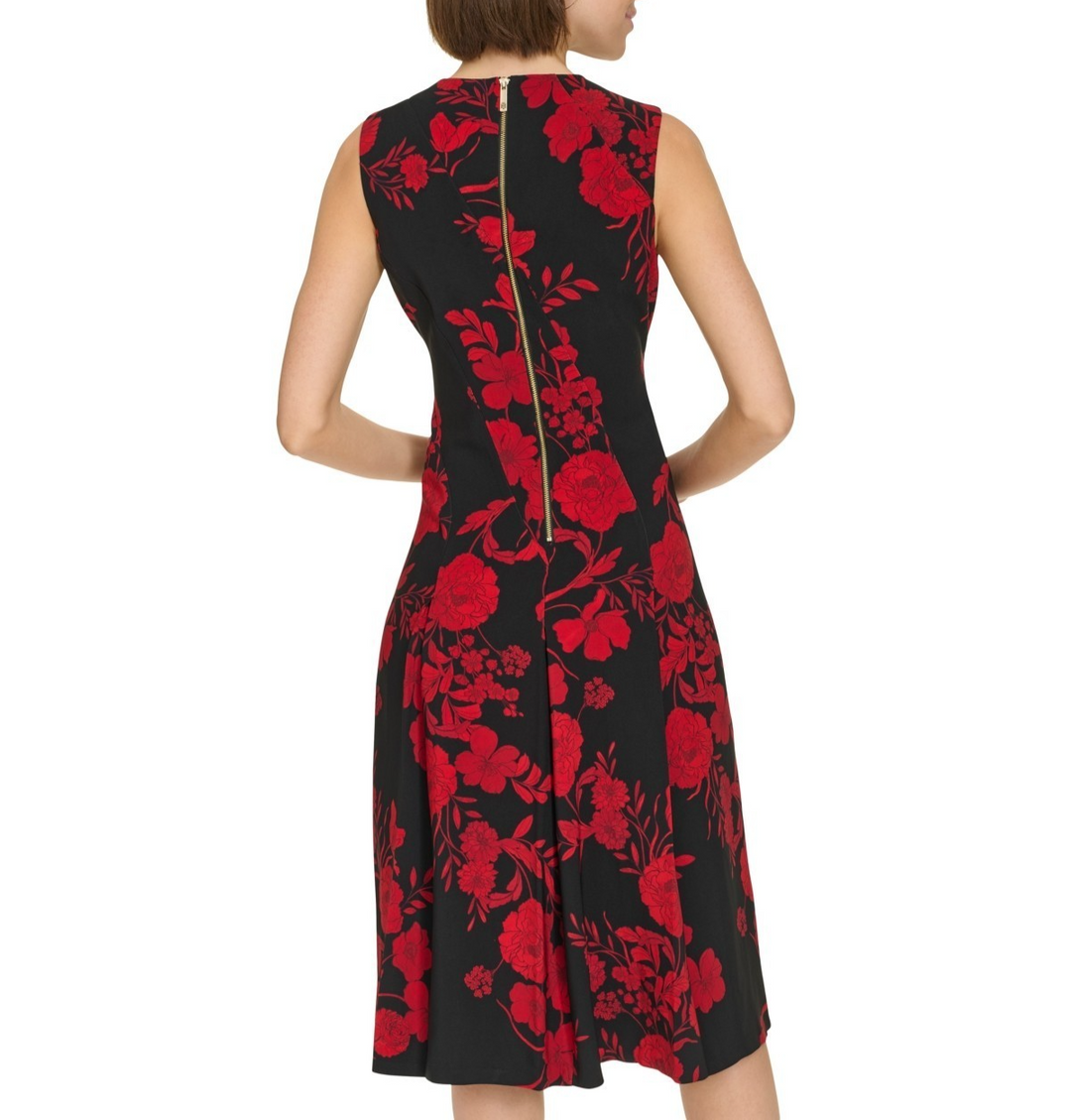 Tommy Hilfiger Sleeveless Printed Dress MSRP $129