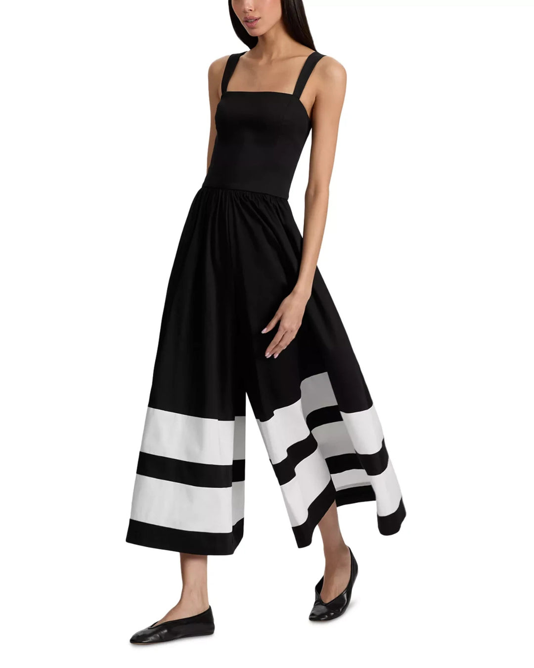 Alice and Olivia Belden Wide Leg Jumpsuit MSRP $595