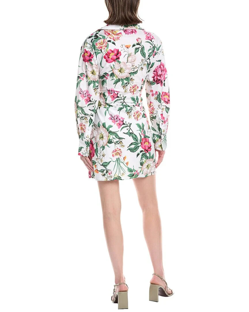 RACHEL Rachel Roy Patton Floral Print Mini Shirtdress MSRP $139
