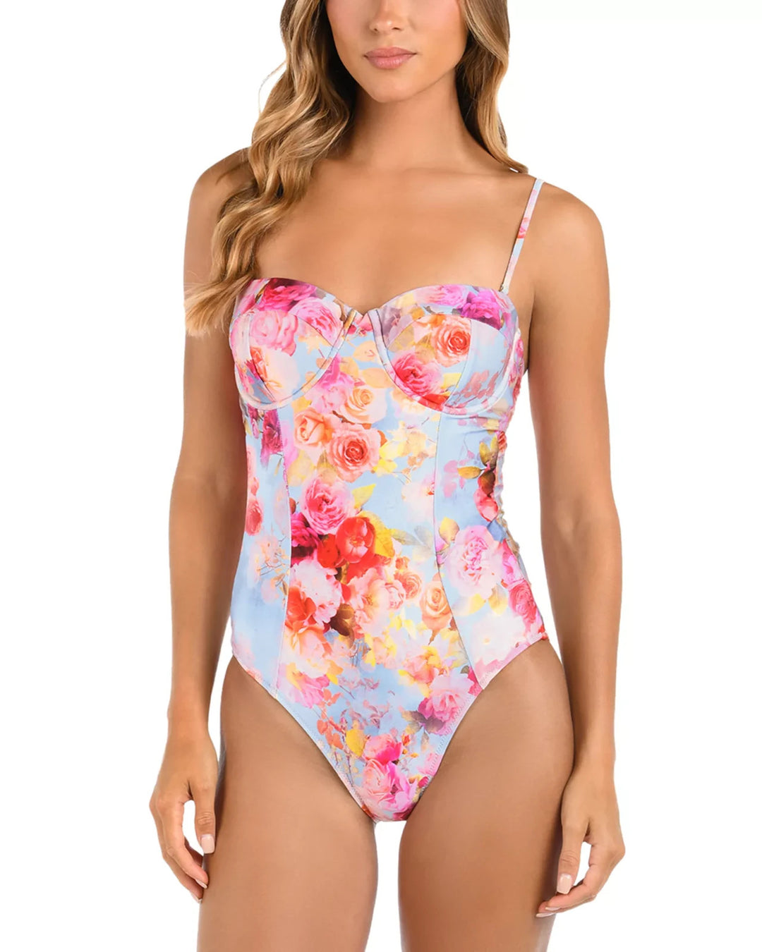L'AGENCE Amie Soft Cloud Underwire One Piece Swimsuit MSRP $265