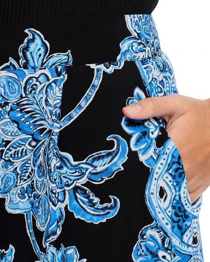 Elie Tahari The Skylar Printed Pants MSRP $345