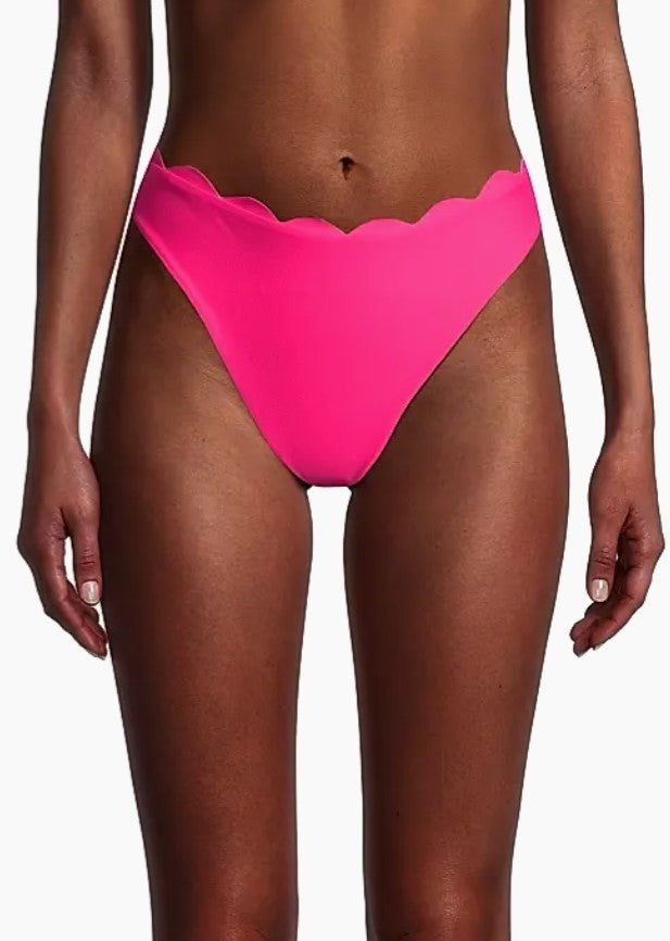 Ramy Brook Amani Scalloped Bikini Bottom MSRP $98