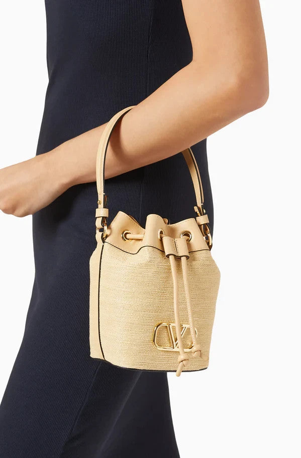 Valentino Garavani Mini VLOGO Signature Bucket Bag $1890