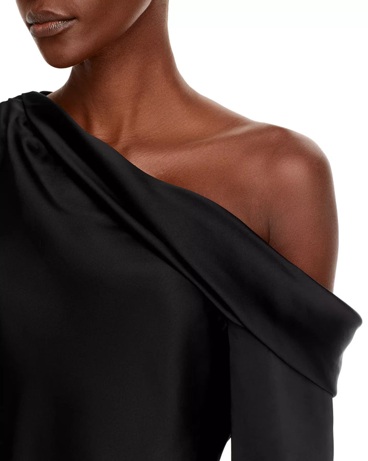 SIMKHAI Alice Draped One Shoulder Top MSRP $295