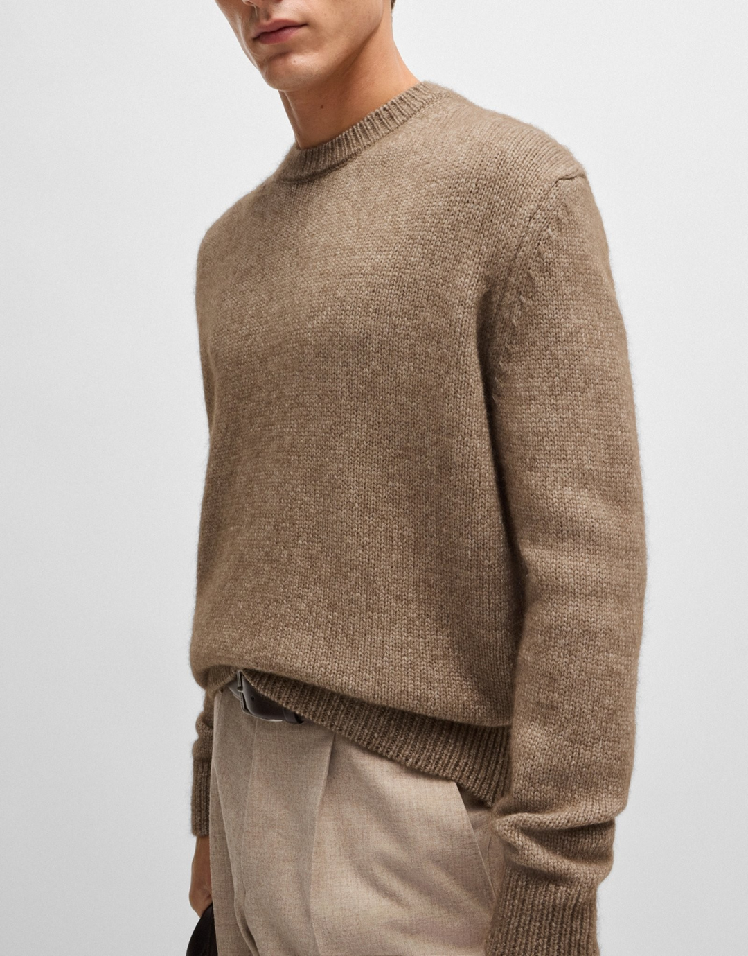 Boss Relaxed-fit sweater in wool MSRP $1095