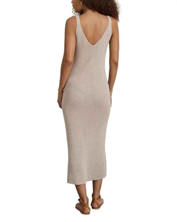 Alex Mill Cara Ribbed Knit Midi Dress MSRP $215