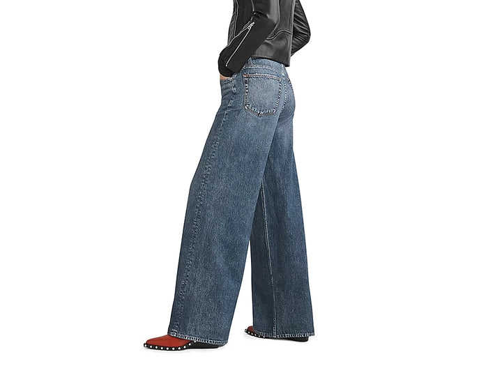 rag & bone Miramar Sofie Wide Leg Sweatpant Jeans MSRP $225