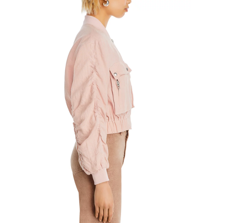 BLANKNYC Cropped Bomber Jacket MSRP $128