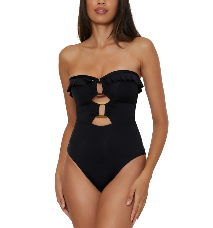 Soluna Buckle-Up Convertible One-Piece Swimsuit MSRP $98