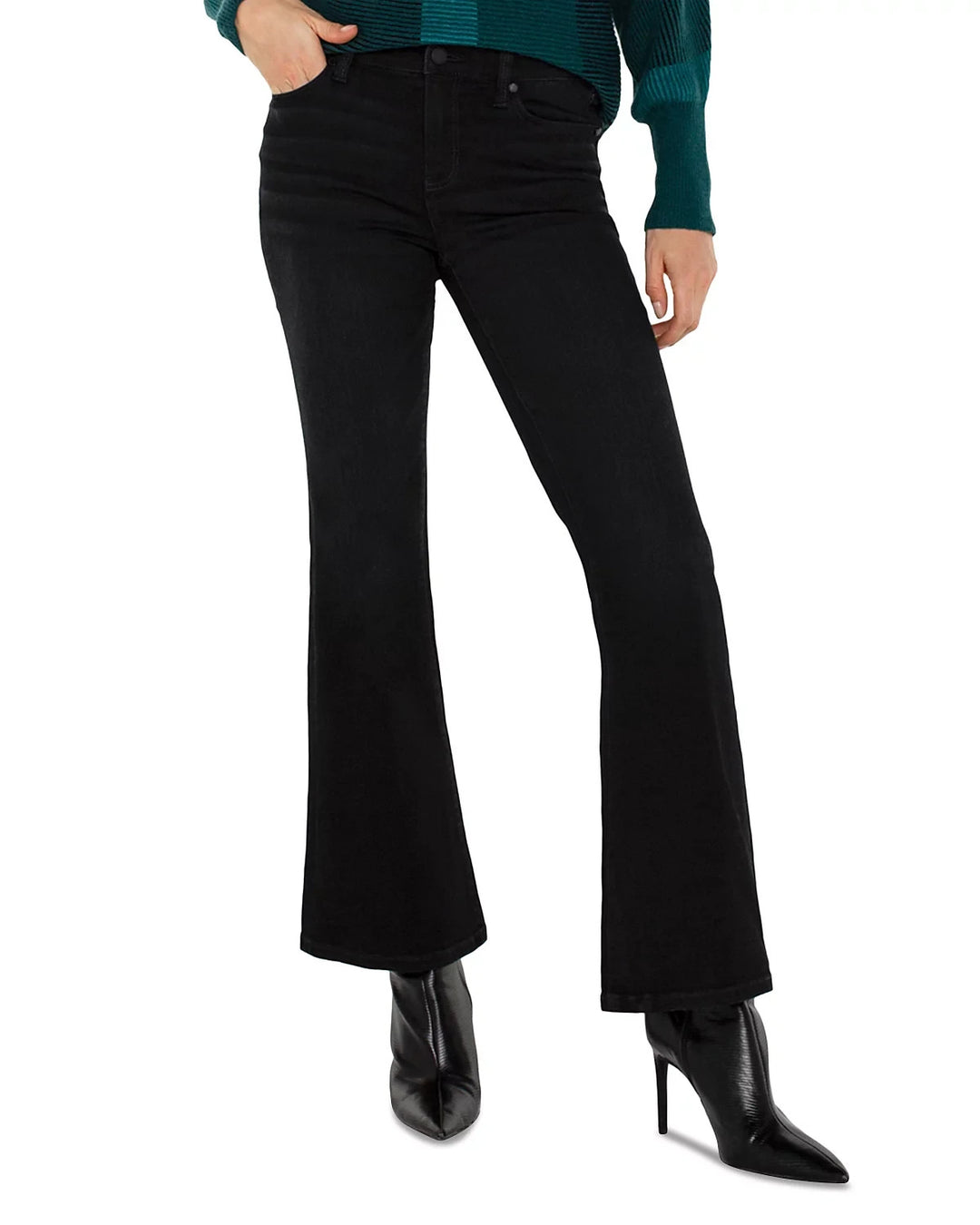 Liverpool Los Angeles Kennedy High Rise Flared Jeans MSRP $109