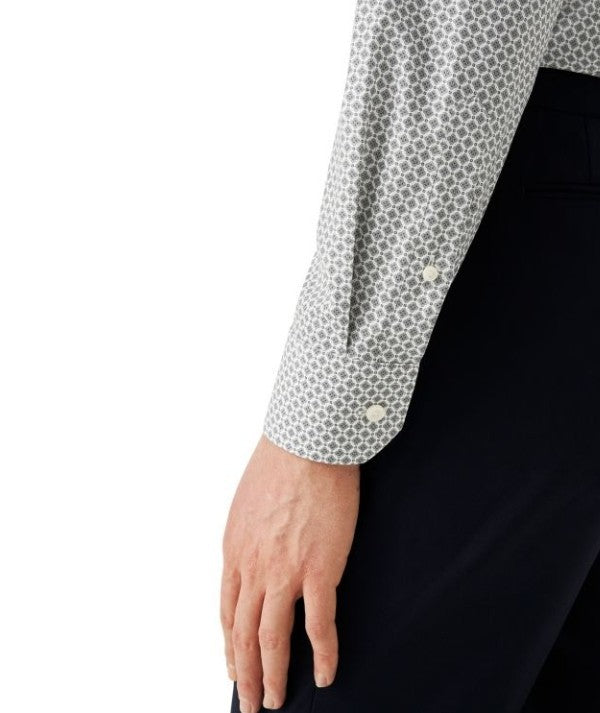 Eton Men's Slim-Fit Medallion Button-up Shirt MSRP $295