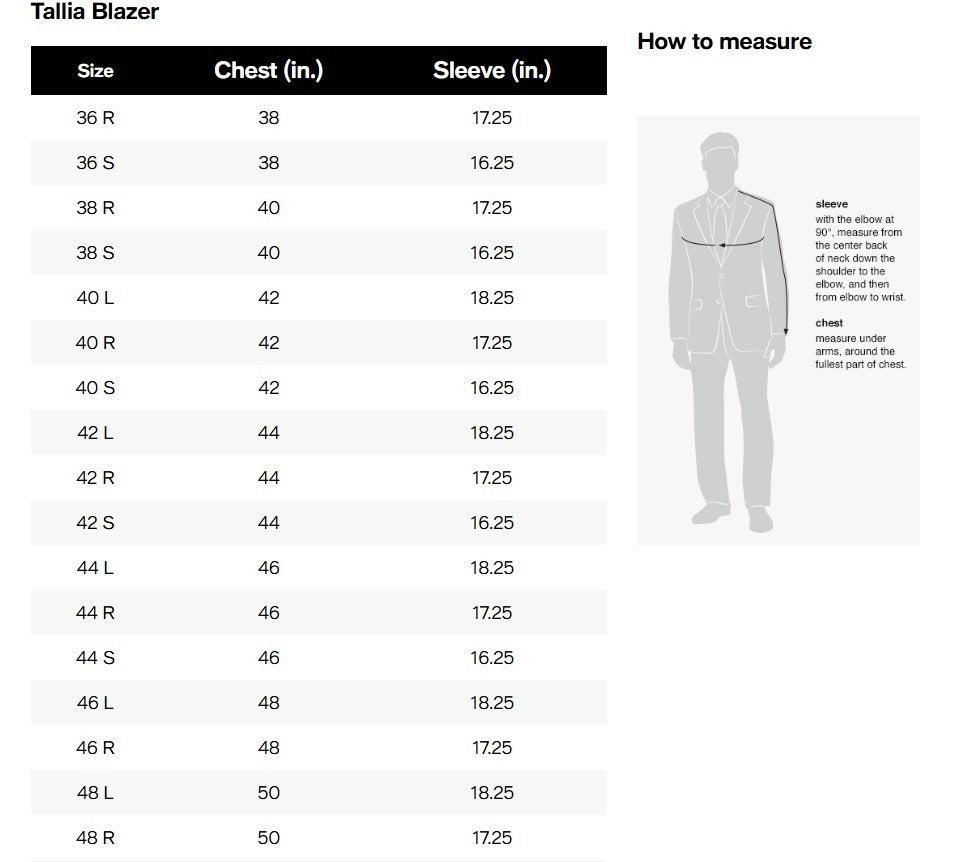 Tallia Men's Slim-Fit Raglan Sport Coat MSRP $295