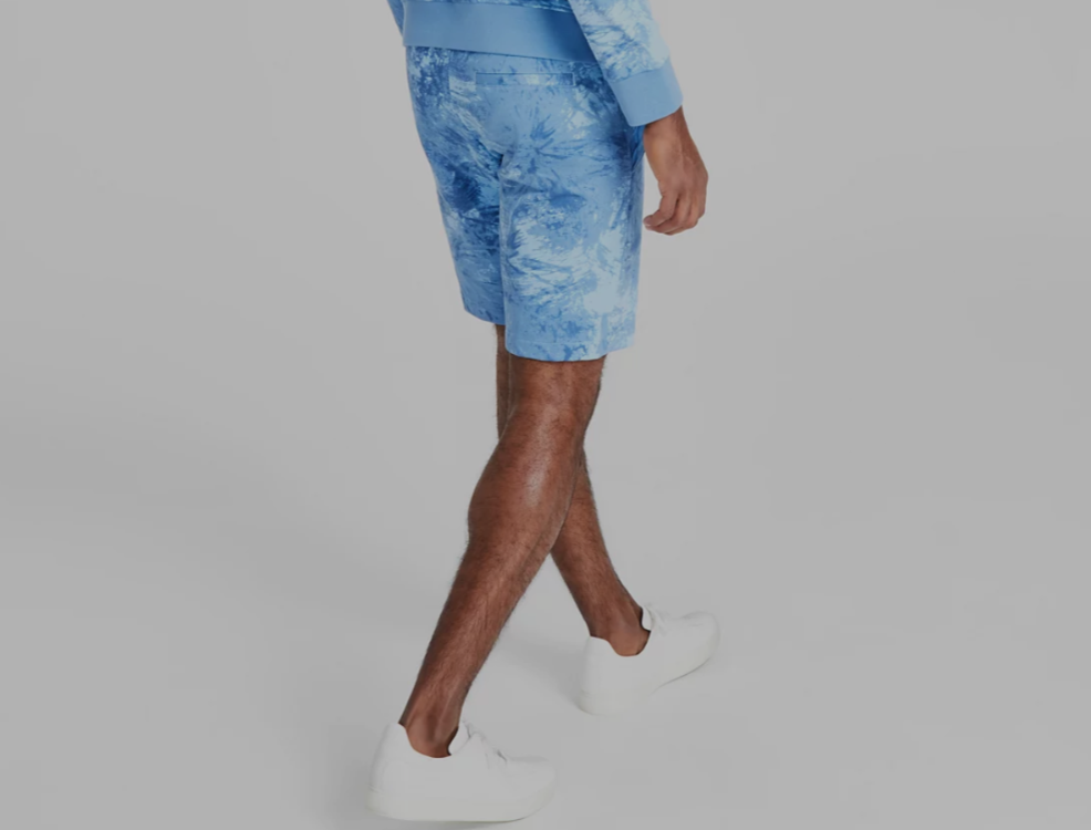 Armani Exchange A|X  Dip-Dyed Fleece Shorts