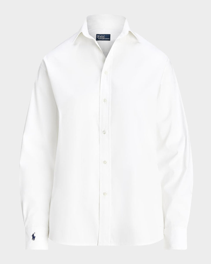 Polo Ralph Lauren Women's Stretch Slim-Fit Cotton Shirt MSRP $148