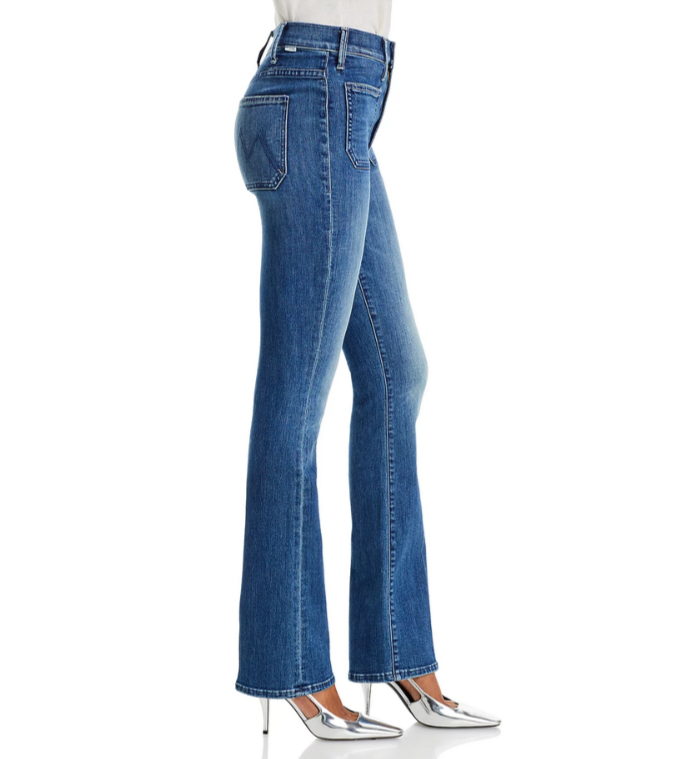 MOTHER The Patch Pocket Insider High Rise Jeans MSRP $268