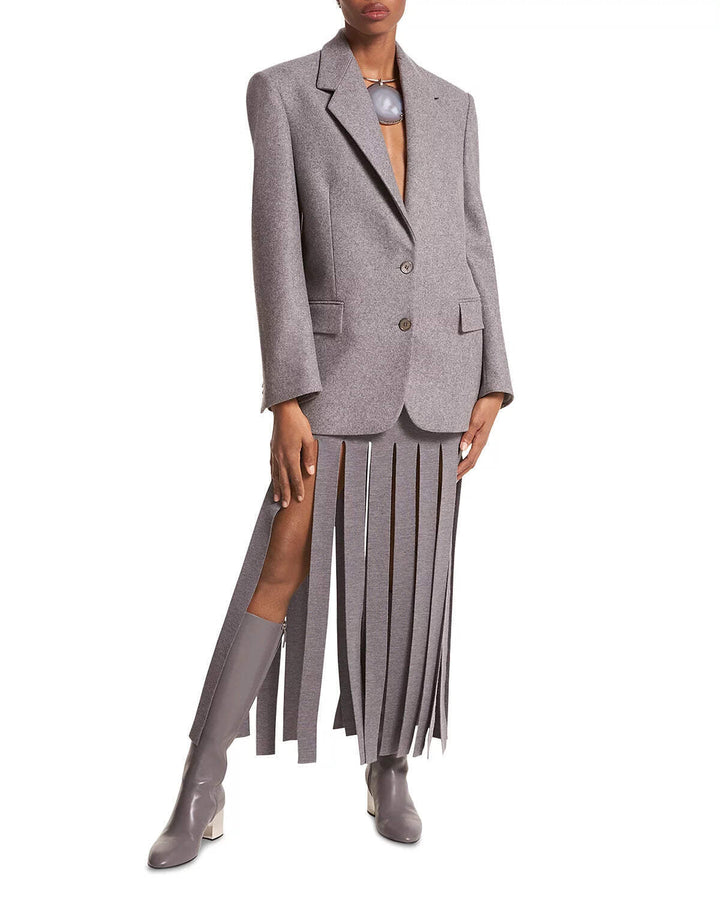 Michael Kors Collection Mattie Flannel Blazer 6D 2129