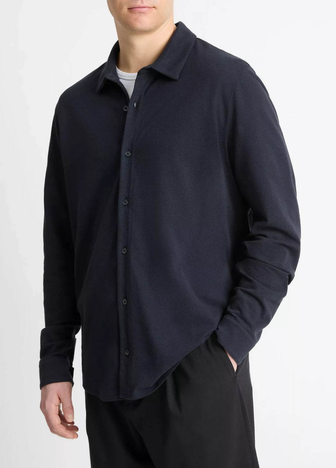 Vince Men's Brushed Cotton-wool Shirt MSRP $225