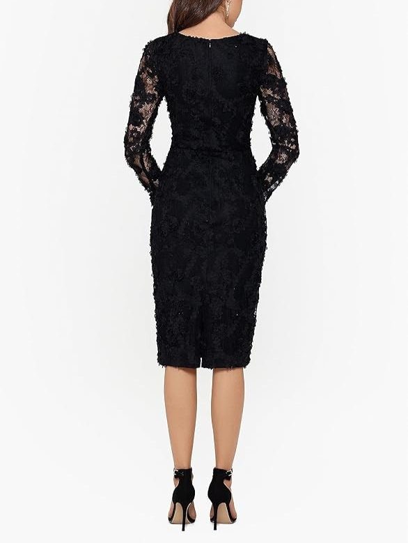 Xscape Lace Soutache Dress MSRP $209