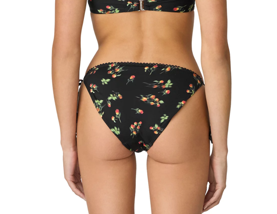 Shoshanna Blurred Floral String Bikini Bottom MSRP $170