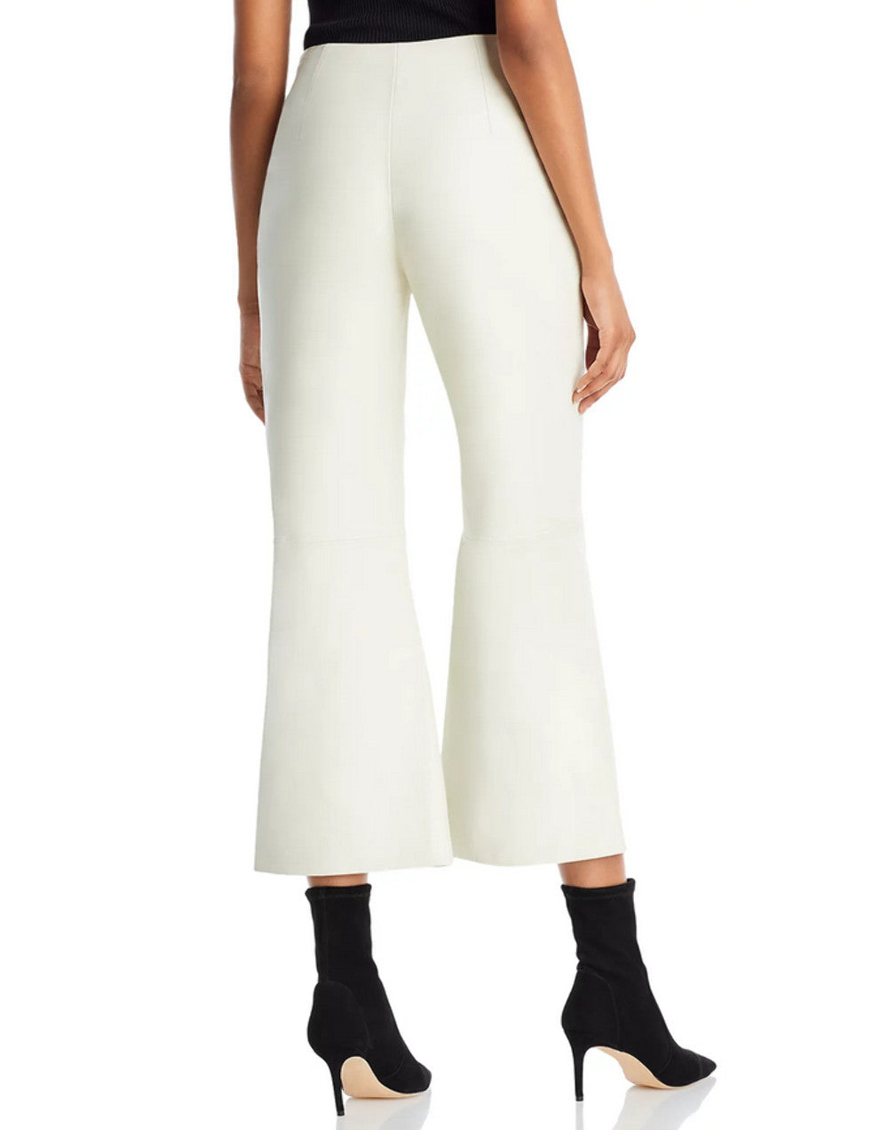 By Malene Birger Warran Cropped Wide Leg Leather Pants 19A 887