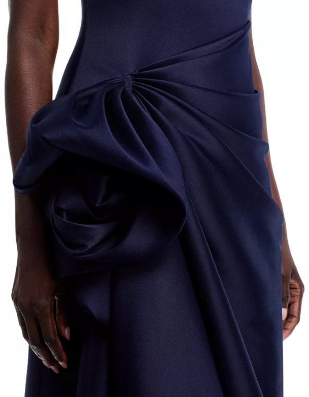 AQUA Draped Gown MSRP $328