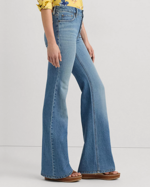 Lauren Ralph Lauren High-Rise Flare Jeans MSRP $165