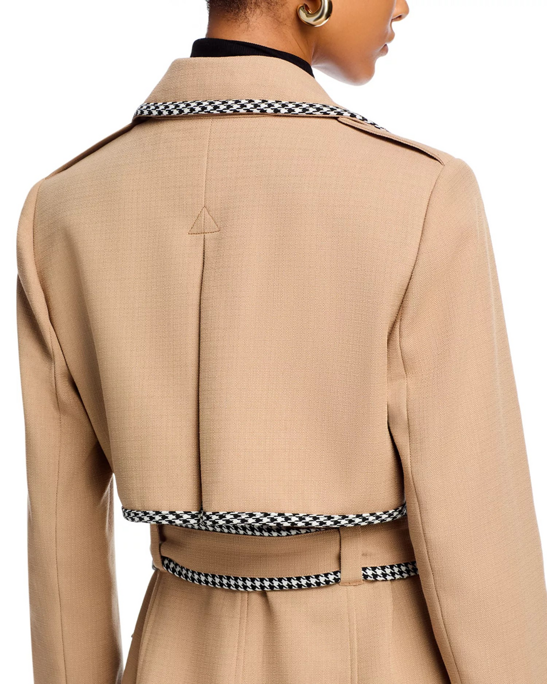 TOCCIN Aria Double Breasted Gabardine Coat MSRP $795