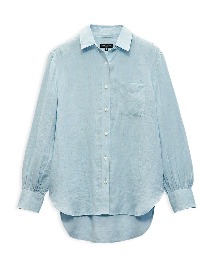 rag & bone Maxine Linen Shirt MSRP $228
