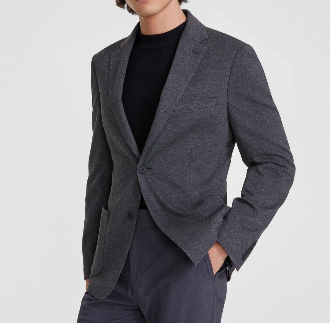 Calvin Klein Men's Slim-Fit Solid Knit Sport Coat MSRP $295