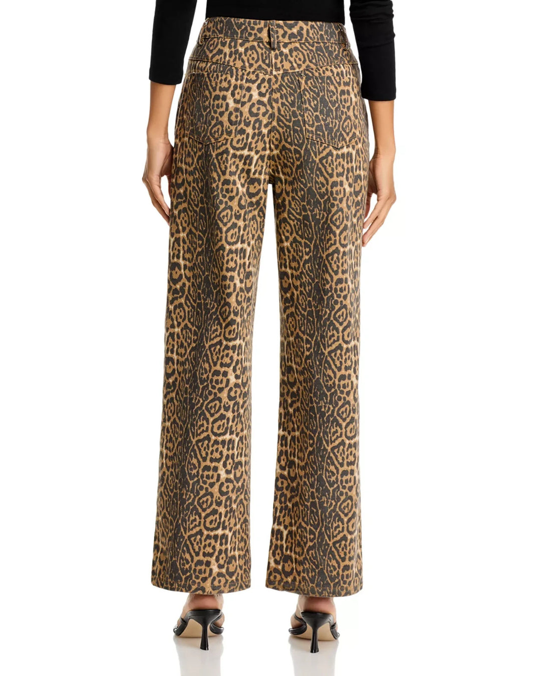 Lucy Paris Cheetah Five Pocket Jeans MSRP $99