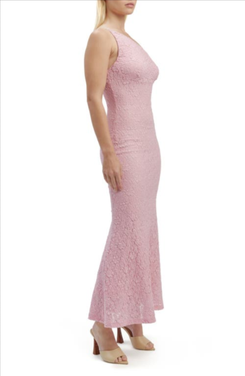 Bardot Albie Knit Textured Lace Maxi Dress MSRP $119
