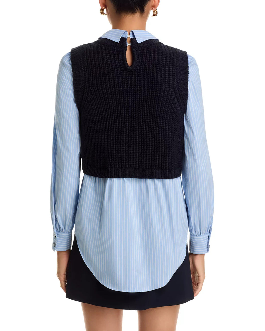 Cinq à Sept Mara Shaker Pullover Sweater MSRP $345