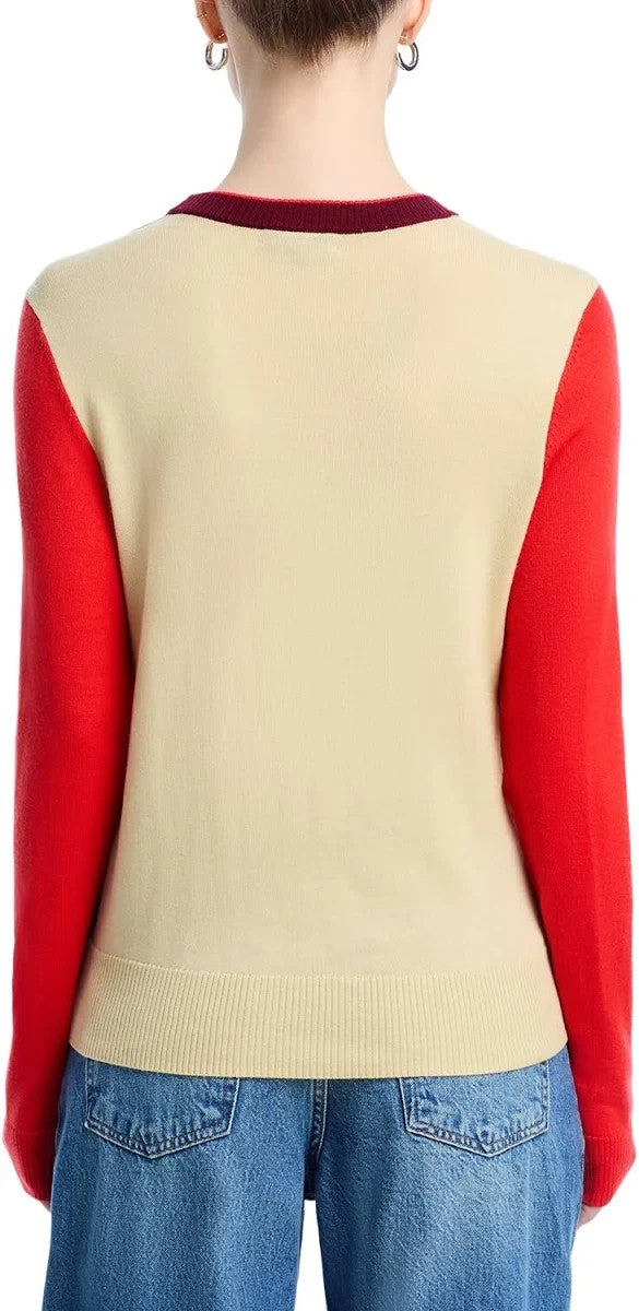 Rag & Bone Taron Colorblock Wool Sweater MSRP $358