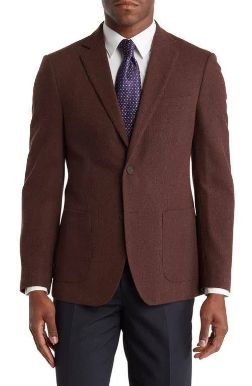 Calvin Klein Men’s Slim-Fit Wool Textured Sport Coat MSRP $375 # Size 38S