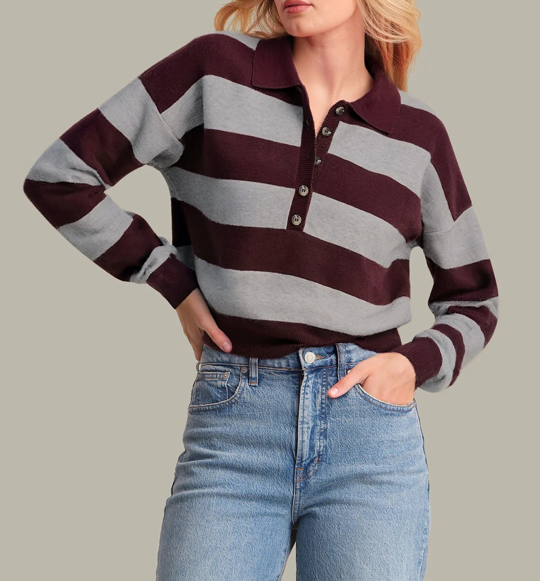 525 America Rugby Stripe Sweater MSRP $99